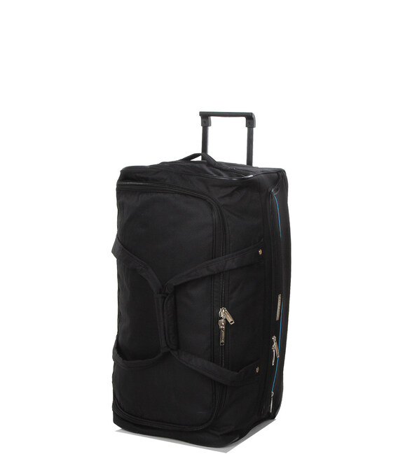 Сумка дорожная на колесах Madisson 21462 черная фото, картинка, изображение