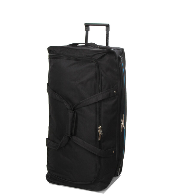Сумка дорожная на колесах Madisson 21472 черная фото, картинка, изображение
