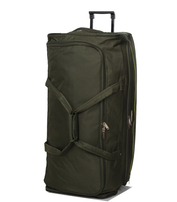Сумка дорожня на колесах Madisson 21482 зелена картинка, зображення, фото