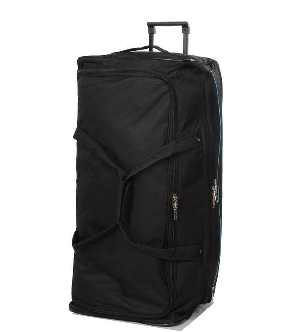 Сумка дорожная на колесах Madisson 21482 черная фото, картинка, изображение