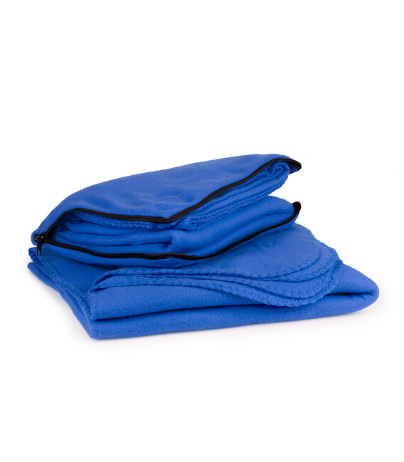 Плед-подушка из флиса Warm, TM Discover синяя фото, картинка, изображение