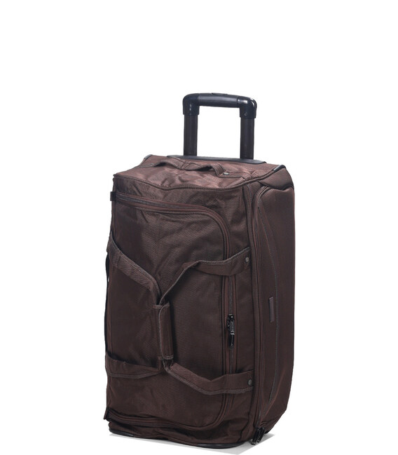 Сумка дорожня на колесах Snowball 37162 коричнева картинка, зображення, фото