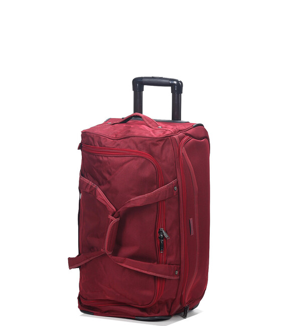Сумка дорожня на колесах Snowball 37162 бордова картинка, зображення, фото