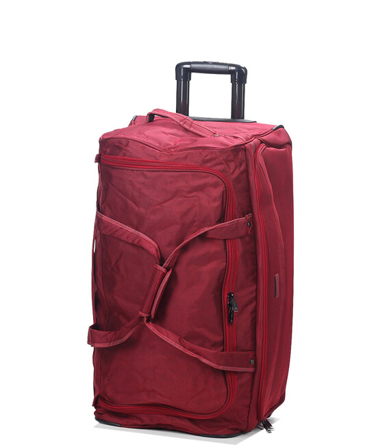Сумка дорожня на колесах Snowball 37172 бордова картинка, зображення, фото