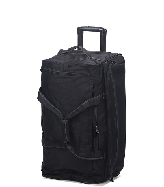 Сумка дорожная на колесах Snowball 37172 черная фото, картинка, изображение
