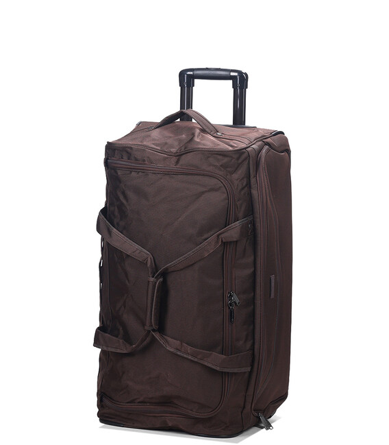 Сумка дорожня на колесах Snowball 37172 коричнева картинка, зображення, фото