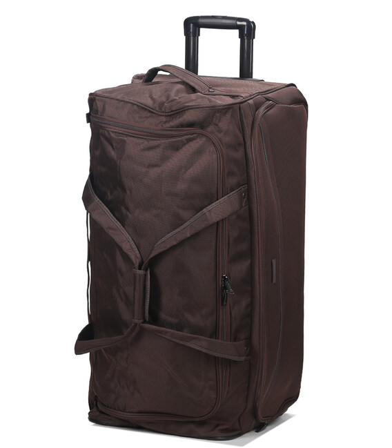 Сумка дорожная на колесах Snowball 37182 коричневая фото, картинка, изображение