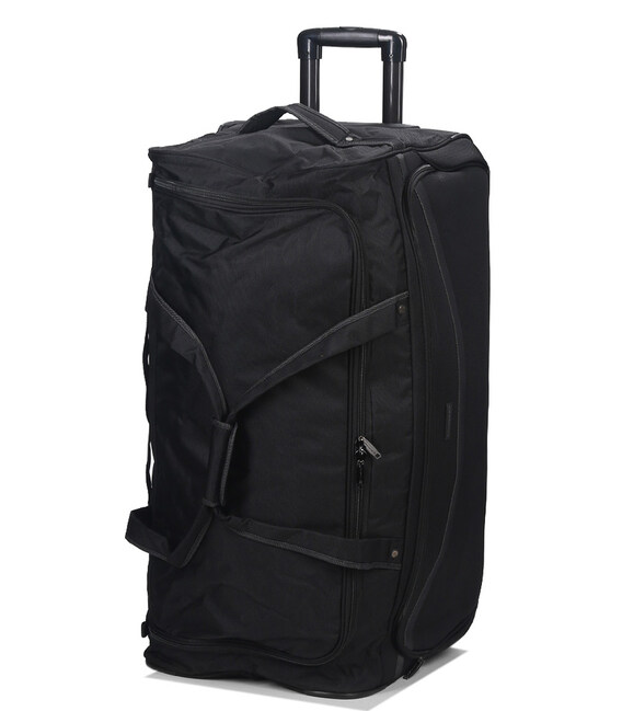 Сумка дорожня на колесах Snowball 37182 чорна картинка, зображення, фото