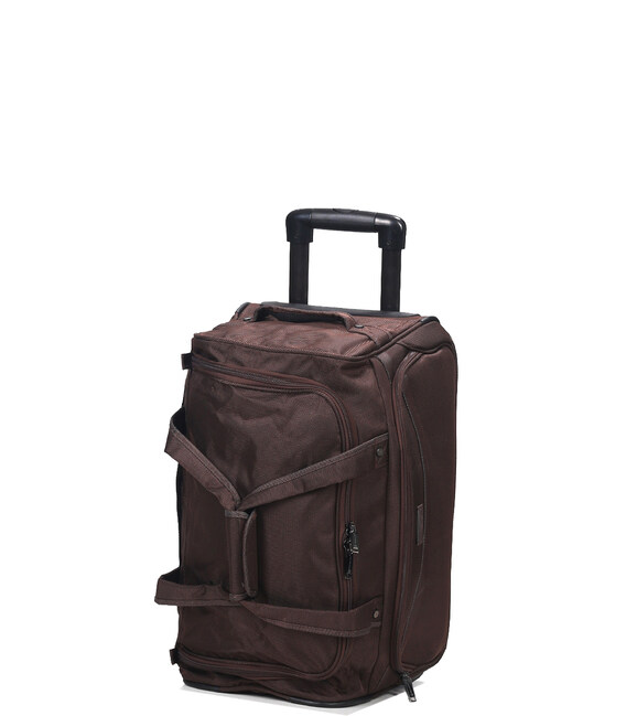 Сумка дорожная на колесах Snowball 37152 коричневая фото, картинка, изображение