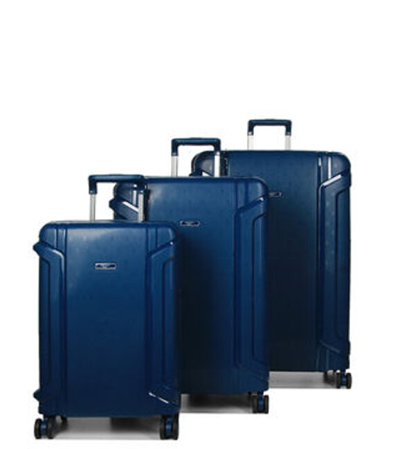 Набор чемоданов Airtex 645 синий фото, картинка, изображение