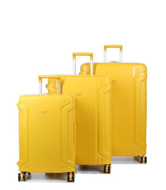 Набор чемоданов Airtex 645 желтый фото, картинка, изображение