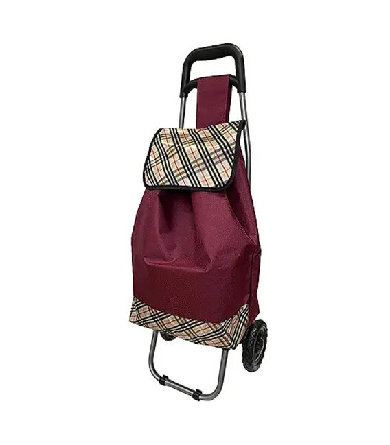 Сумка-тележка кравчучка 90 см с сумкой красная STENSON MH-1895кр фото, картинка, изображение