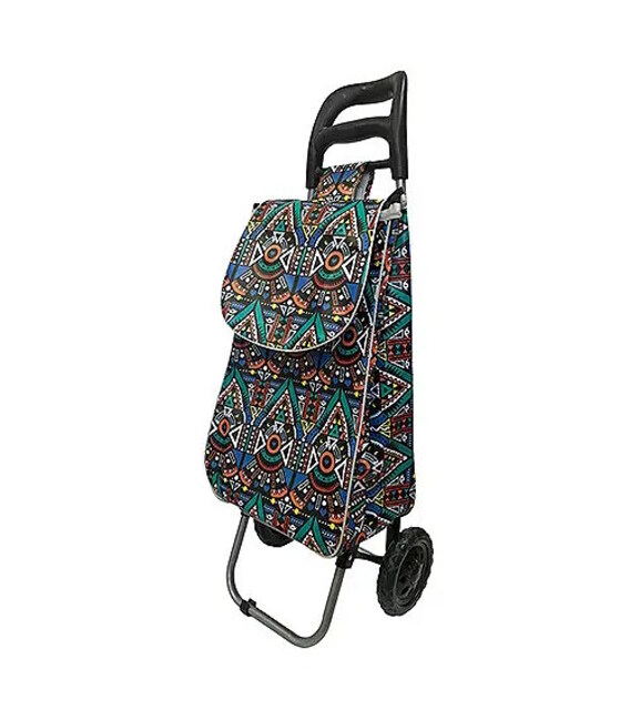 Сумка-тележка кравчучка 94 см с сумкой абстракция STENSON MH-2784п фото, картинка, изображение