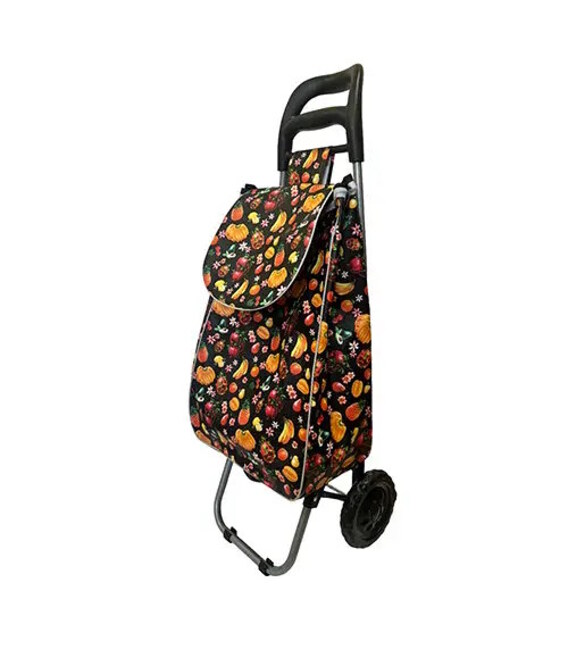 Сумка-тележка кравчучка 94 см с сумкой фрукты STENSON MH-2784ф фото, картинка, изображение