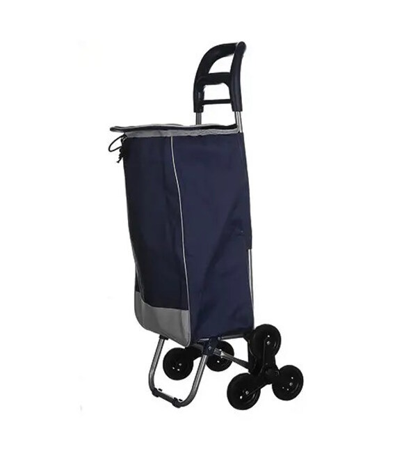 Сумка-тележка кравчучка 95 см с сумкой синяя STENSON MH-2786с фото, картинка, изображение