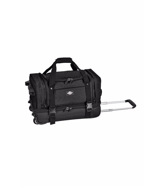 Дорожная сумка на колесах Lee Cooper 41650 черная фото, картинка, изображение