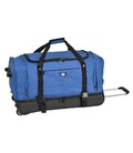 Дорожная сумка на колесах Lee Cooper 41650 синяя фото, картинка, изображение