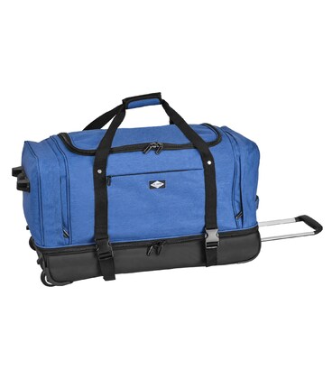 Дорожная сумка на колесах Lee Cooper 41670 синяя фото, картинка, изображение