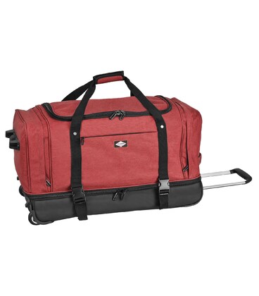 Дорожная сумка на колесах Lee Cooper 41680 красная фото, картинка, изображение