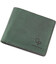 Портмоне чоловіче шкіряне Grande Pelle 505191 зелене картинка, зображення, фото