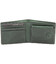 Портмоне чоловіче шкіряне Grande Pelle 505191 зелене картинка, зображення, фото