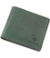 Портмоне чоловіче шкіряне Grande Pelle 505191 зелене картинка, зображення, фото