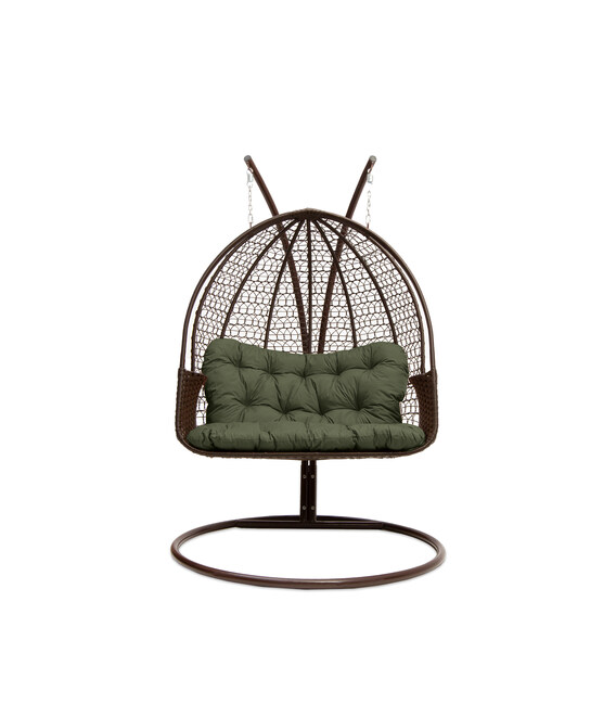 Подвійне Крісло-кокон Олива грін фото, картинка, изображение