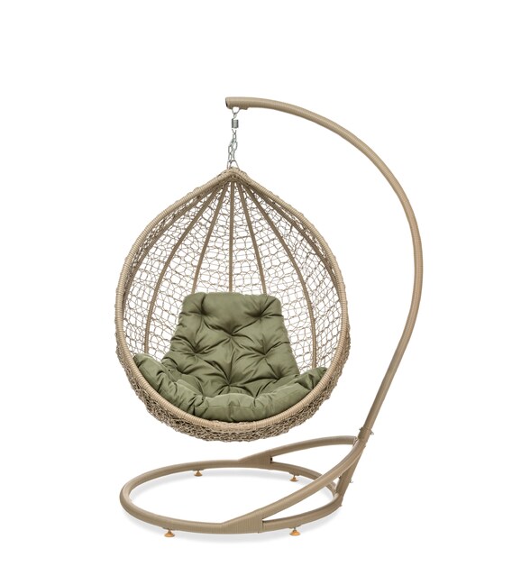 Крісло-кокон Home Rest Everest Бежевий/Хакі (22990) фото, картинка, изображение