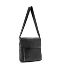 Мессенджер кожаный с клапаном Tiding Bag M56-17195A фото, картинка, изображение