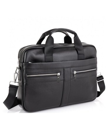 Шкіряна сумка для ноутбука чоловіча Tiding Bag A25-1120A картинка, зображення, фото