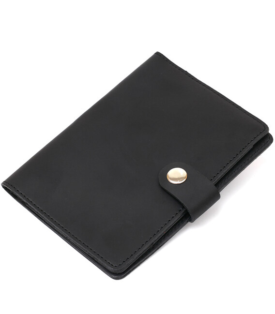 Матовий шкіряний тревел-кейс Shvigel 16516 Чорний картинка, зображення, фото