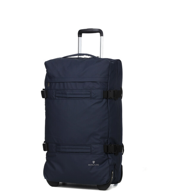 Дорожная сумка на колесах Airtex 853/70 Worldline синяя фото, картинка, изображение