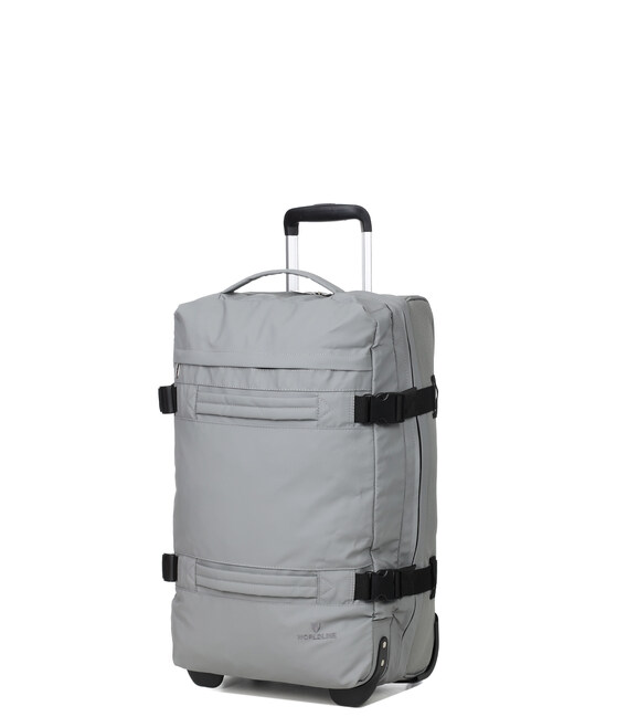 Дорожная сумка на колесах Airtex 853/60 Worldline серая фото, картинка, изображение