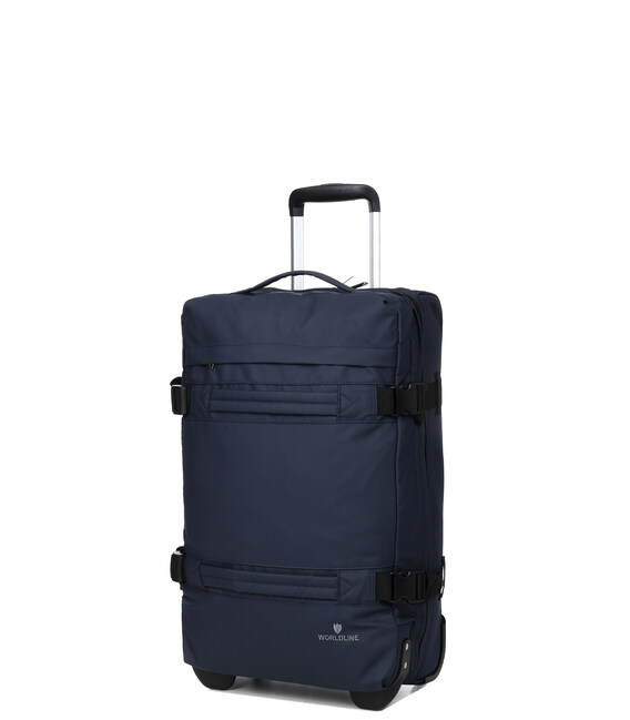 Дорожная сумка на колесах Airtex 853/60 Worldline синяя фото, картинка, изображение