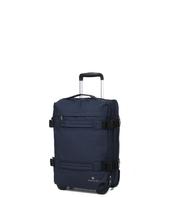 Дорожная сумка на колесах Airtex 853/50 Worldline синяя фото, картинка, изображение