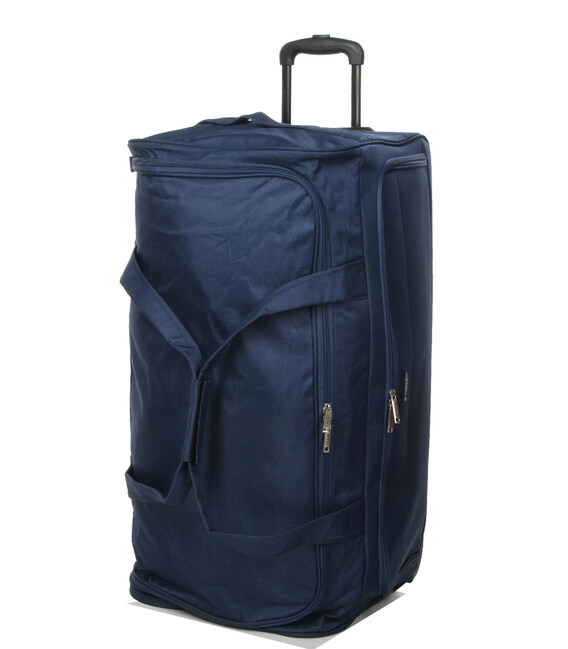 Дорожная сумка на колесах Airtex 823 L синяя фото, картинка, изображение