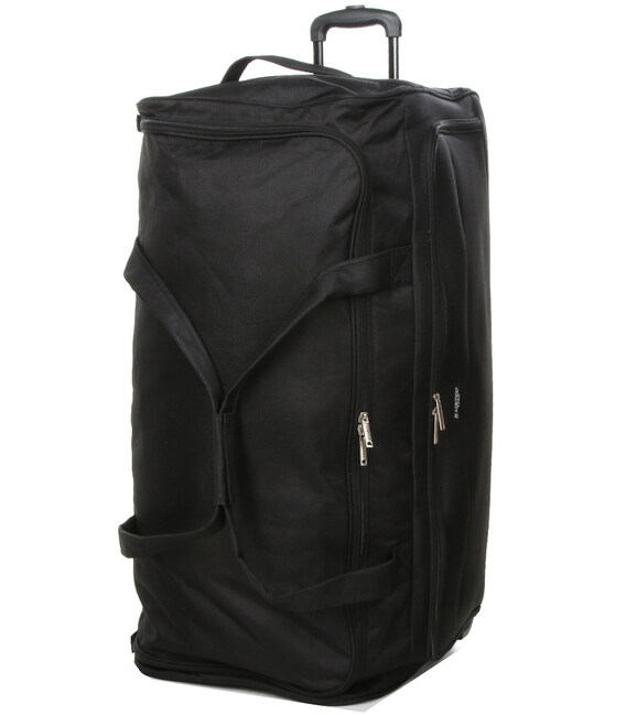 Дорожня сумка на колесах Airtex 823 XL чорна картинка, зображення, фото
