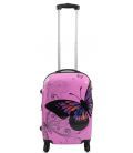Чемодан Bagia Бабочка маленький S Rose фото, картинка, изображение