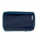 BL SQUARE/Navy Blue Тревеллер на блискавці з відділ. для кред.карт + клатч (14x22,5x2,5) картинка, зображення, фото