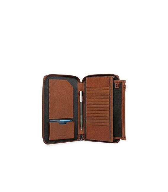 BK SQUARE/Tobacco Тревеллер на блискавці з відділ. для кред.карт + клатч (14x22,5x3) картинка, зображення, фото