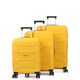 Набор чемоданов Airtex 288 Worldline желтый фото