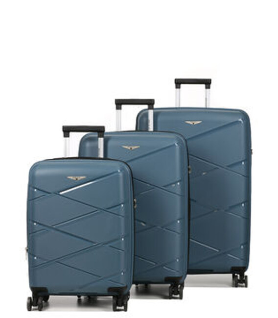 Набор чемоданов Airtex 289 Worldline Kos синий фото, картинка, изображение