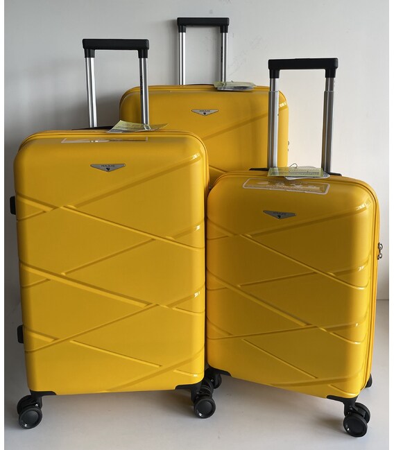 Набір валіз Airtex 289 Worldline Kos жовтий картинка, зображення, фото