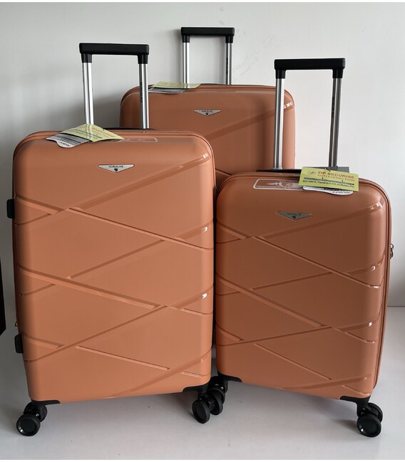 Набір валіз Airtex 289 Worldline Kos помаранчевий - картинка, зображення, фото валізи