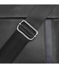 Чоловіча шкіряна сумка через плече чорна Tiding Bag A25F-9913A картинка, зображення, фото