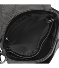 Чоловіча шкіряна сумка через плече чорна Tiding Bag A25F-9913A картинка, зображення, фото