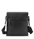 Мужская кожаная сумка через плечо черная Tiding Bag A25F-9913A фото, картинка, изображение