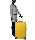 Чемодан Airtex 289 Worldline Maxi Kos желтый фото, картинка, изображение