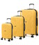 Набор чемоданов Airtex 291 Worldline желтый фото, картинка, изображение