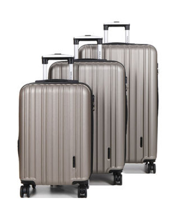 Комплект чемоданов Airtex 623 Worldline шампань фото, картинка, изображение